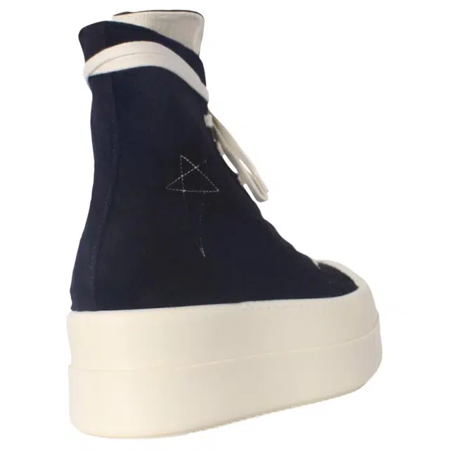 Rick Owens DRKSHDW High Top Zip Sneakers Black