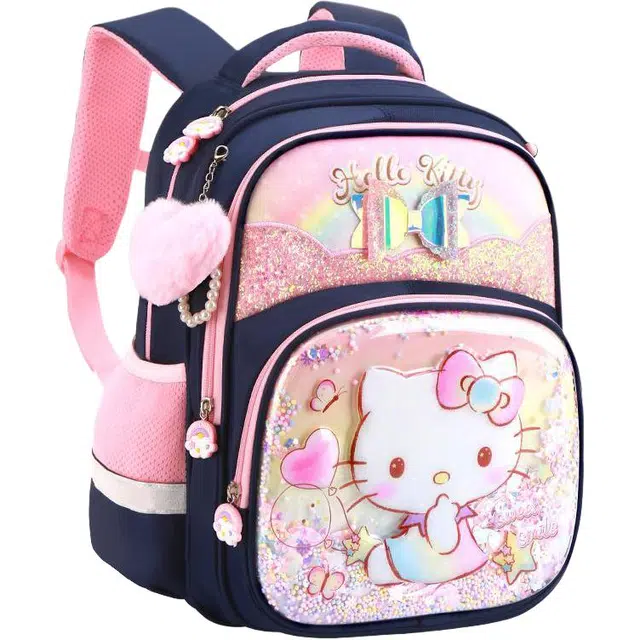 Sanrio Kids Backpack Black Pink