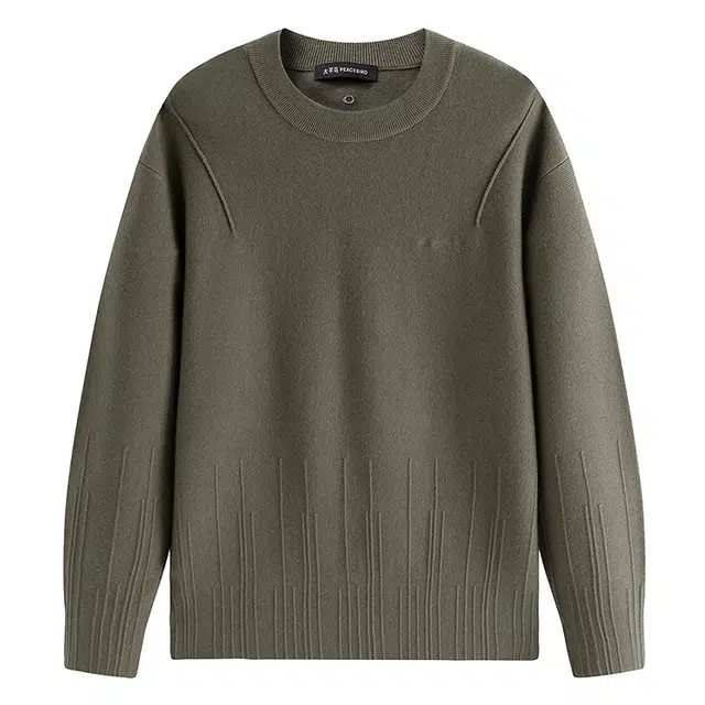 PEACEBIRD MEN Pullover Sweater