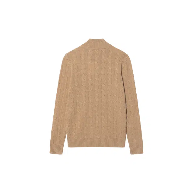 Polo Ralph Lauren FW24 Cable Knit Sweater Camel