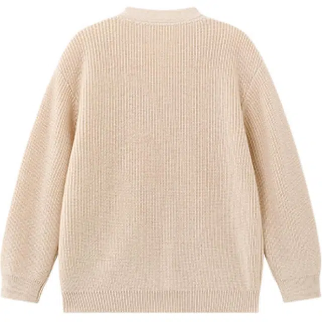 英氏毛衣 保暖休闲开衫纯色百搭