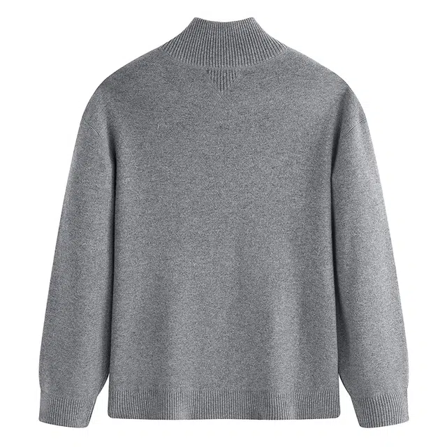 PEACEBIRD MEN Half Neck Knit Sweater