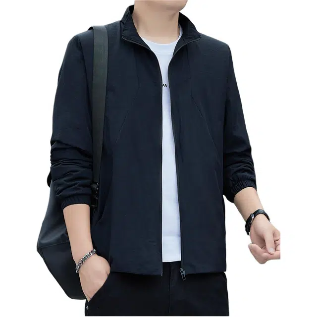 金盾 中青年春秋季韩版休闲时尚百搭夹克外套 男款