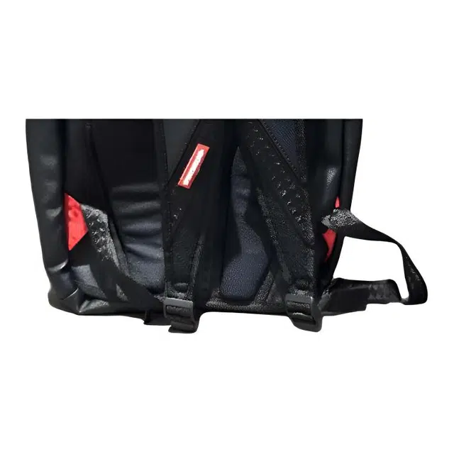 Sprayground PVC Backpack Black Red