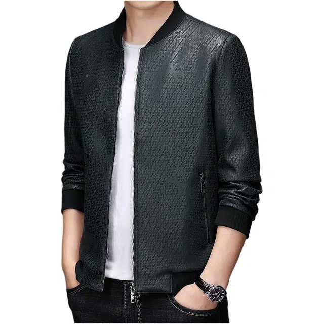 太子龍 春秋休闲韩版棒球领潮流中青年修身夹克外套 男款