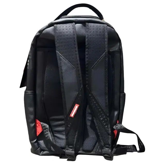 Sprayground PVC Backpack Black Red
