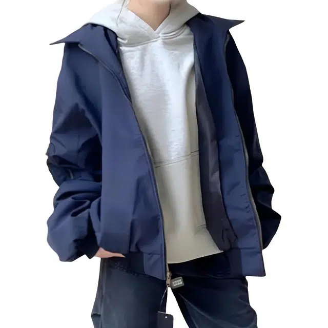 黑马漫画 美式复古翻领高级感夹克 男女同款