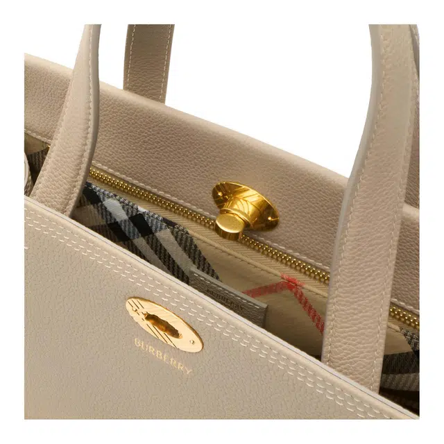 Burberry Cotswolds Tote Small Mushroom Beige