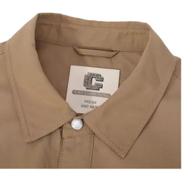 古鲨 美拉德简约翻领韩系潮流休闲夹克外套 男款