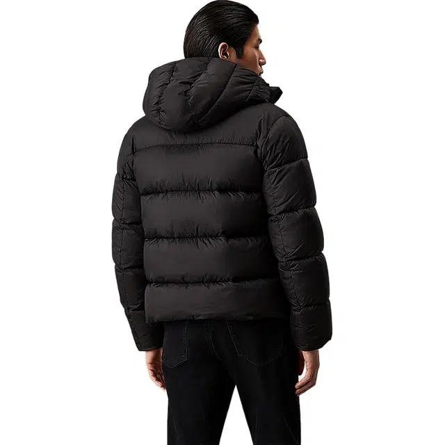 Calvin Klein Zip Hoodie Cotton Jacket Black