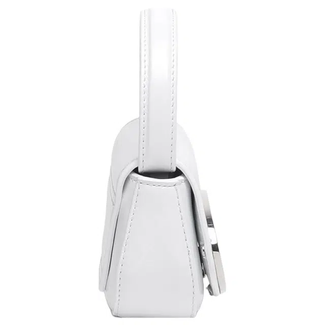 DIESEL Mini D-ring Bag White