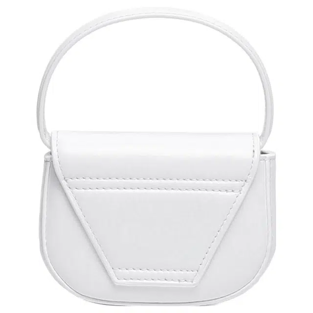 DIESEL Mini D-ring Bag White