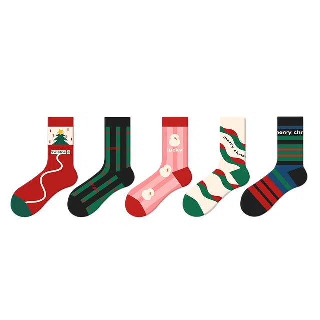 怡吾色 圣诞系列袜子 男女同款