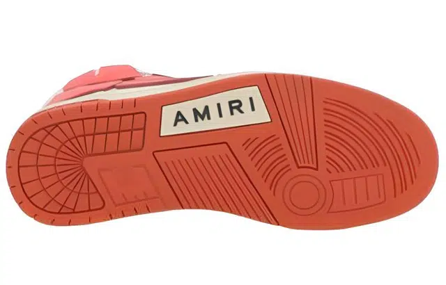 AMIRI Skel-Toe Hi White Red