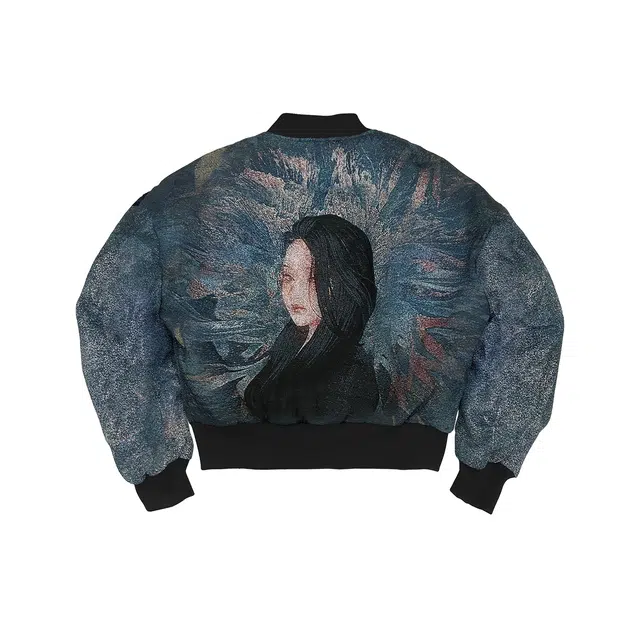 WANNA LAB FW25 Sea Monster Bomber Cotton Jacket