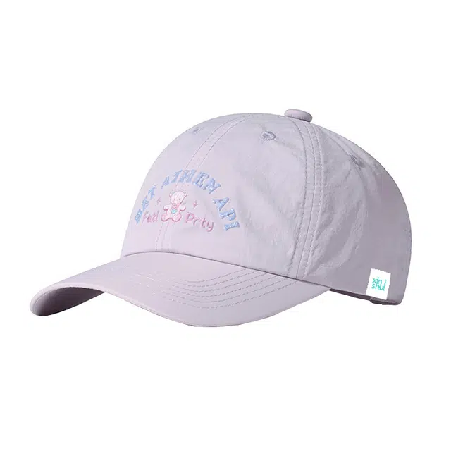 【速干防泼水】 心水好物 甜美可爱小清新小熊时尚轻量化超薄款夏季防晒遮阳 锦纶 鸭舌帽 男女同款情侣款