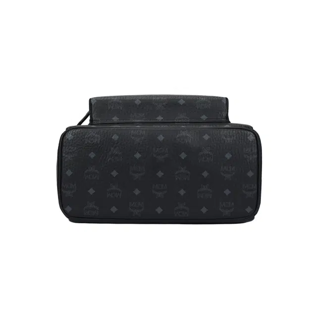 MCM Stark Visetos Backpack Black
