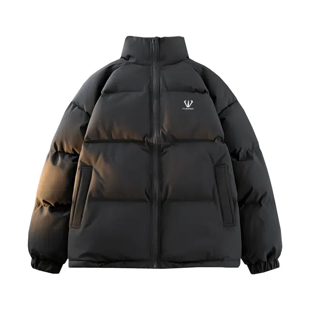 FUERZA Basic Logo Puffer Jacket