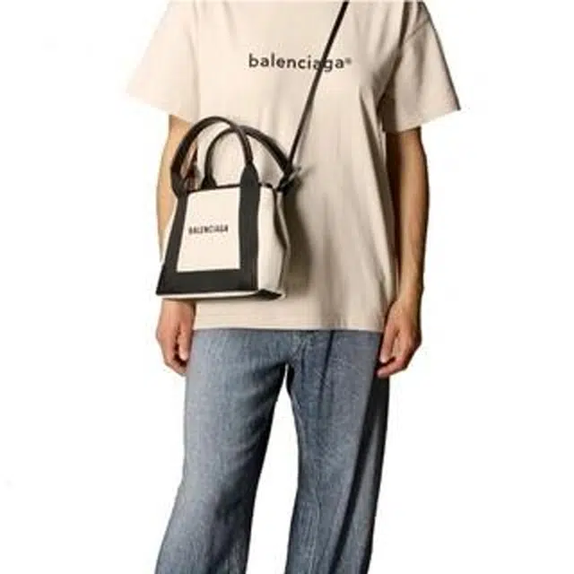 Balenciaga Navy Tote