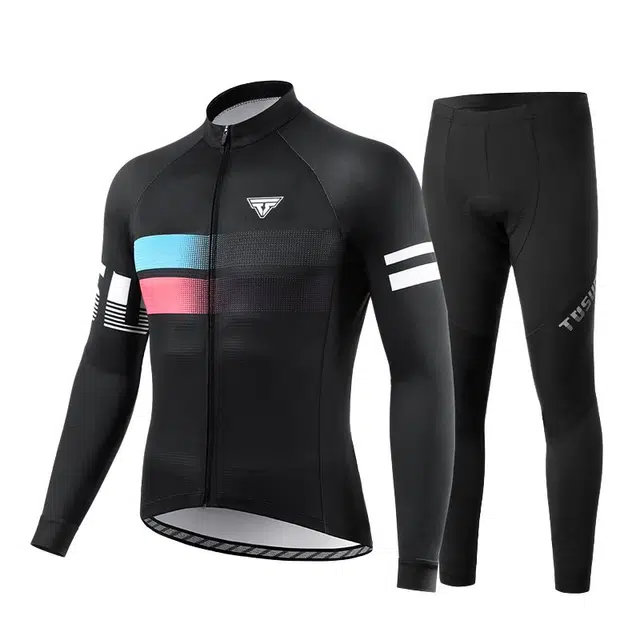 塔斯队长 加厚保暖、排汗透气、秋冬季骑行服套装 男女同款