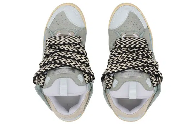 Lanvin Curb Leather Sneakers