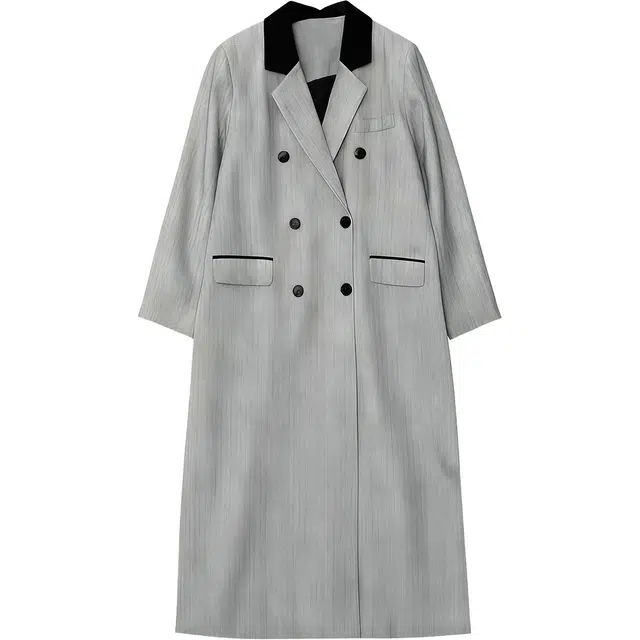 惟友 清新气质优雅百搭长袖大衣 女款