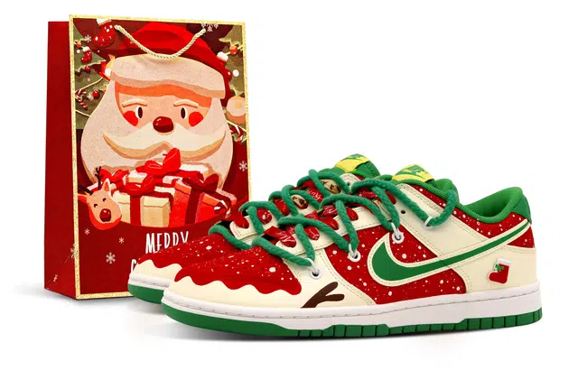Nike Dunk Custom Crow Christmas Deer