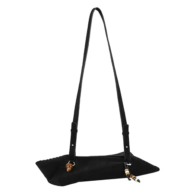 Crying Center Suede Dumpling Bag Small Crossbody