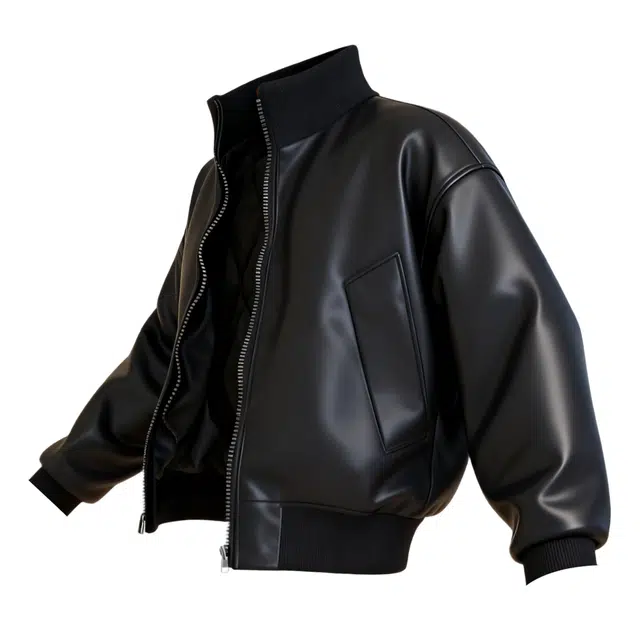 ZIAREL Cleanfit PU Leather Jacket