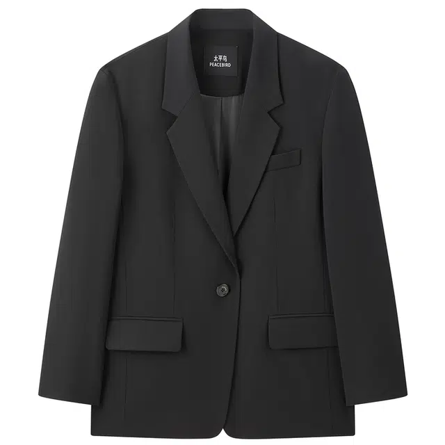 Peacebird Classic Wool Blend Blazer