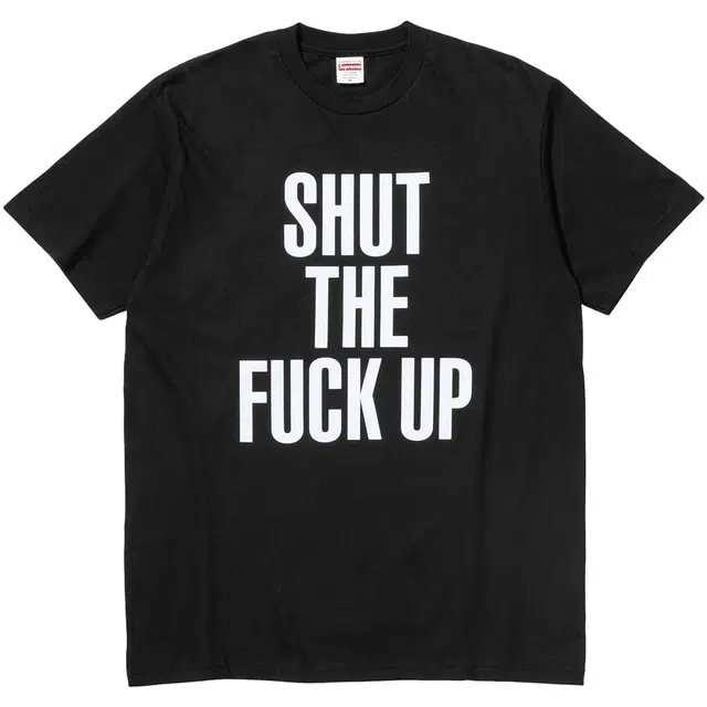 Supreme x NUMBER(N)INE FW25 FW26 WEEK16 Shut Up Tee logoT
