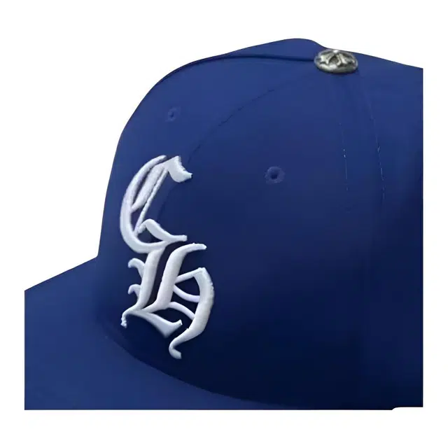 Chrome Hearts Embroidered Baseball Cap Blue Green