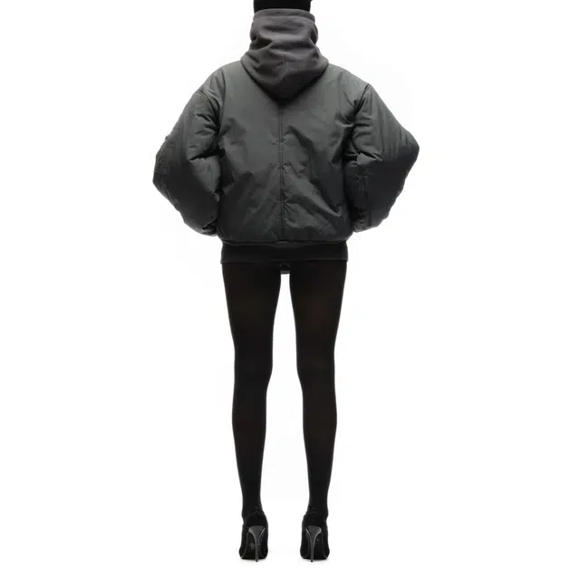 NOFAITH STUDIOS FENCING WAFFLE BOMBER JACKET