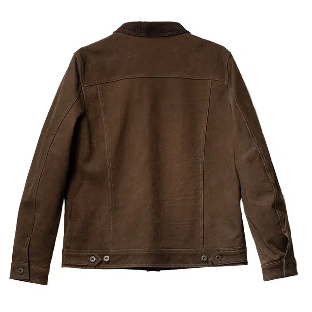 特叔 简约百搭潮流舒适长袖皮衣 男女同款