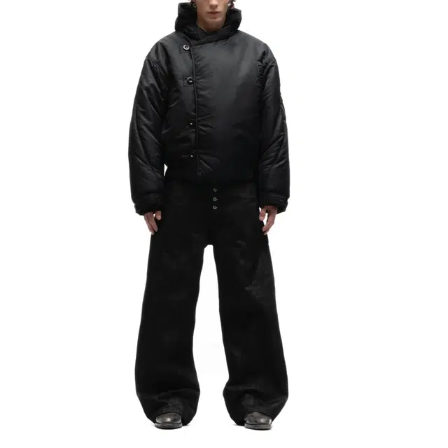 NOFAITH STUDIOS FENCING WAFFLE BOMBER JACKET