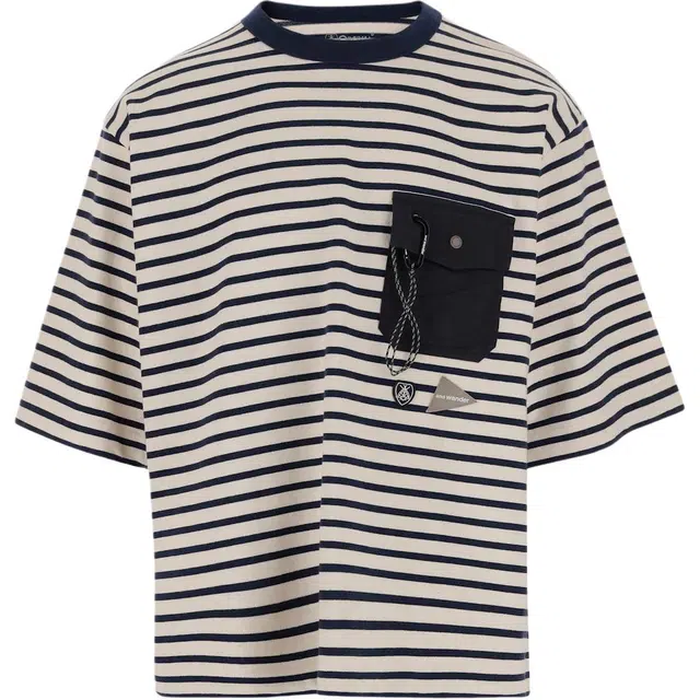 and wander T-shirt With Logo And Snap Hook T