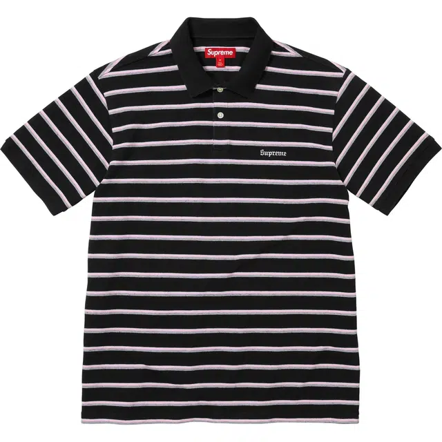 Supreme SS26 WEEK3 Washed Stripe Polo Polo