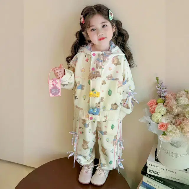 米囹休闲运动套装 卡通可爱立体 儿童款
