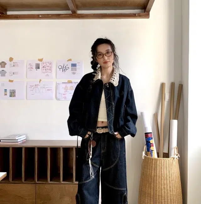 玉儿恋 休闲简约百搭潮流时尚夹克外套 女款