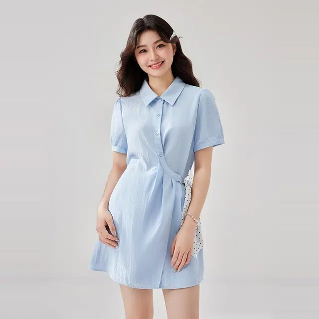 爱依服 夏季韩版甜美休闲风裙装套装 女款