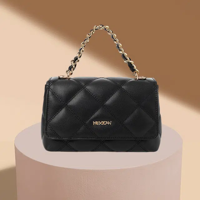 稻草人 百搭小香风菱格链条小方包时尚高级感通勤简约实用气质 牛皮 手提包 常规 女款 多色