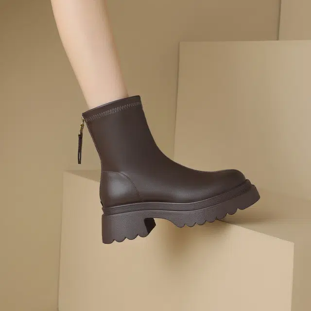 Daphne Platform Ankle Boots
