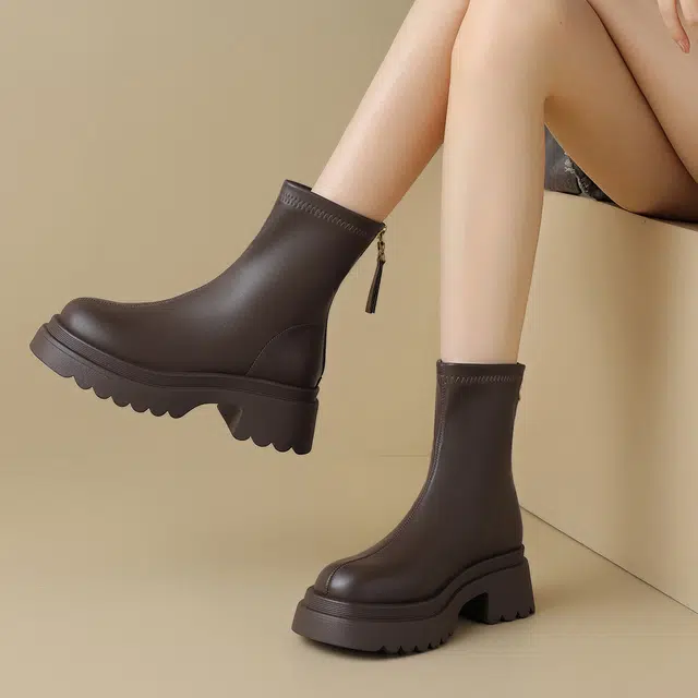 Daphne Platform Ankle Boots