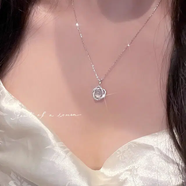 【真银｜高品质玉髓】 琅风 高透高级感百搭轻奢时尚气质 玉髓 项链 女款