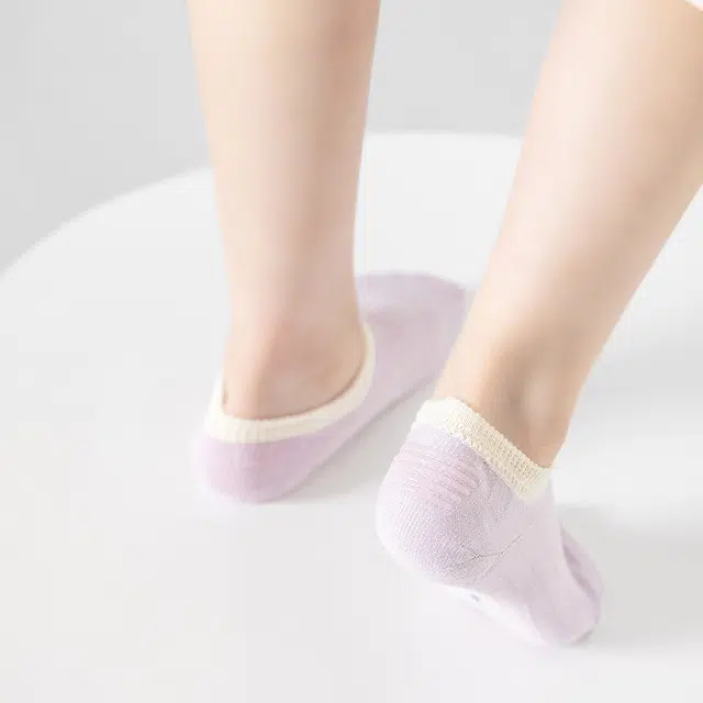 笛莎女童袜子夏季网眼薄款亲肤无骨透气女童短款船袜