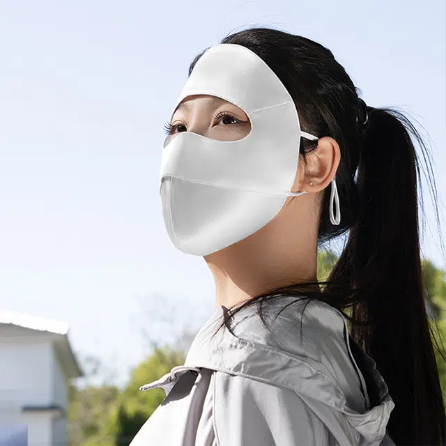 桑尚 真丝防晒 桑蚕丝  面罩 男女同款情侣款
