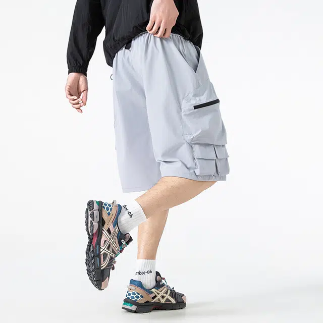 金贝勒 户外运动抗皱耐磨抗撕抗起球速干舒适工装短裤 男女同款