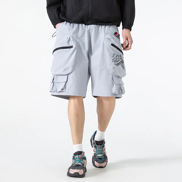 金贝勒 户外运动抗皱耐磨抗撕抗起球速干舒适工装短裤 男女同款