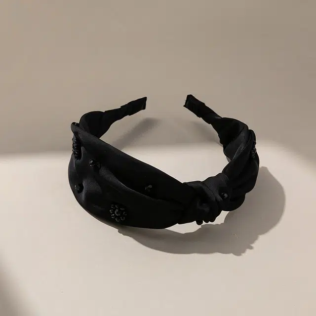 沂茹 高级感宽边结发箍优雅精致百搭可爱精致气质高颅顶压发头箍束发外出发饰头饰