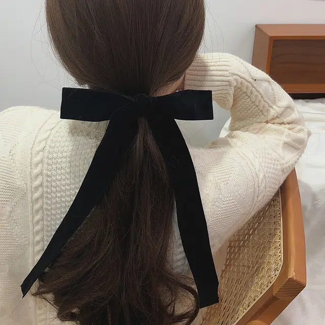 沂茹 气质优雅精致高级可爱甜美公主日常通勤蝴蝶结 发圈 女款